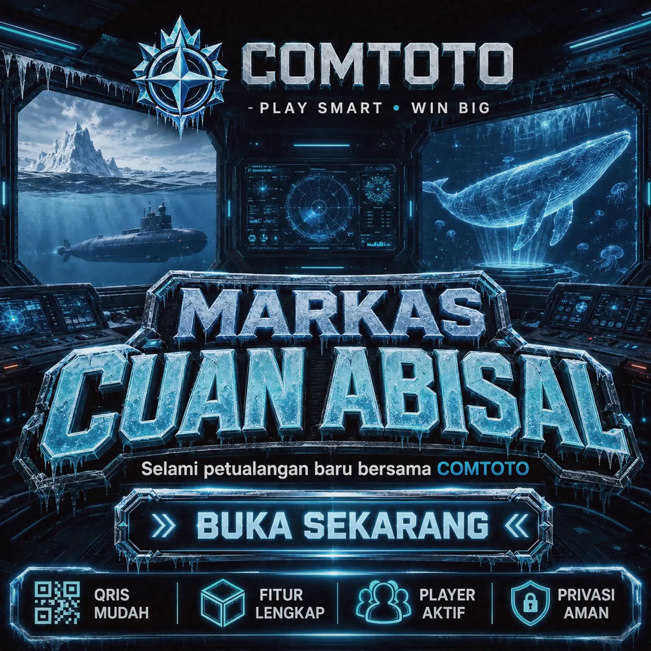 Ilustrasi ikon pencarian (kaca pembesar) di situs COMTOTO